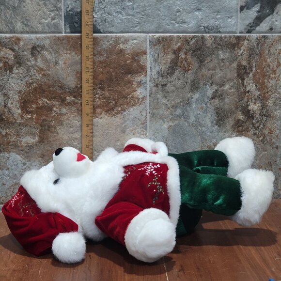 DanDee Snowflake Teddy Christmas Bear 2007 Stuffed Animal 20" - Picture 8 of 14